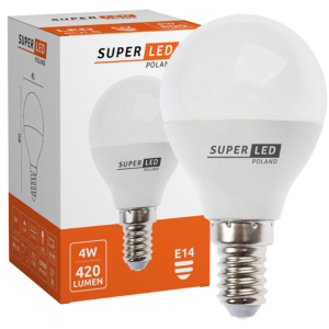 LED spuldze E14, 4 W, spilgtums 420lm