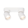 LED sienas lampa GU10 L Timo kustīga x2 balta