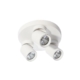 LED sienas lampa GU10 L Timo kustīga x3 balta apaļa
