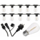 LED Garland 10m + 10x E27 1W LED spuldzes