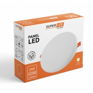 LED plafona panelis 24W 4000–4500 K balts